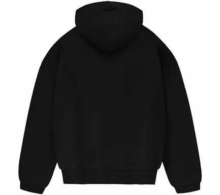 The Essentials hoodie provides volume in the body and sleeves with the intent of creating a soft, round, cropped silhouette. A mock neckline and side seam pockets to provide functionality.