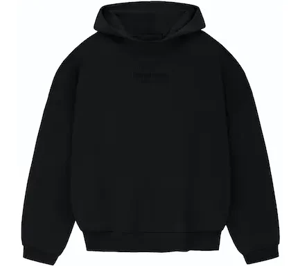 The Essentials hoodie provides volume in the body and sleeves with the intent of creating a soft, round, cropped silhouette. A mock neckline and side seam pockets to provide functionality.