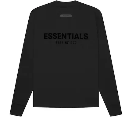 The Fear of God Essentials L S T shirt SS22 Stretch Limo was made available as part of a special launched by the lifestyle brand.