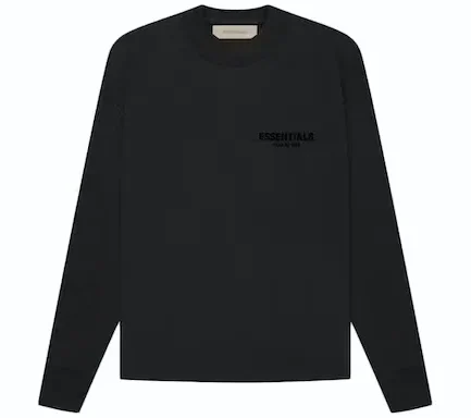 The Fear of God Essentials L S T shirt SS22 Stretch Limo was made available as part of a special launched by the lifestyle brand.