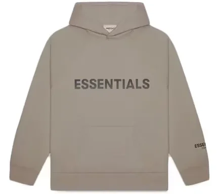 Fear Of God Essentials added another earth tone colorway to their catalog of popular logo hoodies with this taupe version of the garment.