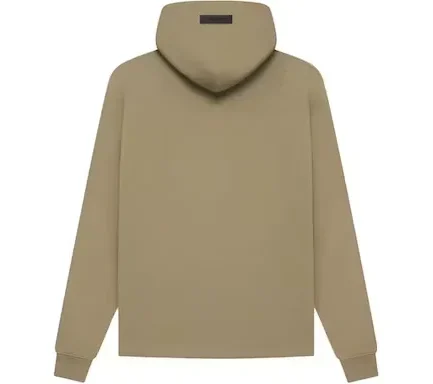 Released as part of the Fear of God Essentials Spring/Summer 2022 season, this oak-colored Fear of God Essentials Relaxed Hoodie is made with a heavyweight 80% cotton, 20% polyester material.