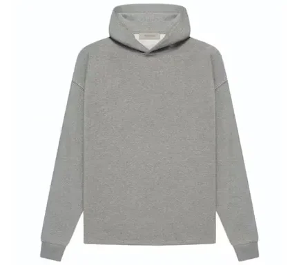 Fear of God Essentials Relaxed Hoodie (SS22) Dark Oatmeal is a unisex hoodie made from heavyweight fleece. It features dropped shoulders and a non-ribbed hem. It is available in a dark oatmeal colorway.