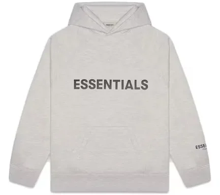 Not to be confused with their Oatmeal Heather colorway, this Fear Of God Essentials Hoodie has been named Heather Oatmeal.