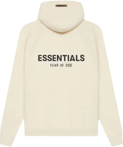 This Fear of God Essentials Hoodie in Buttercream was made available in May of 2021 as a part of the brand's first release of their Spring season.