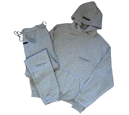 Fear of God Essentials Heather Oatmeal Core Tracksuit