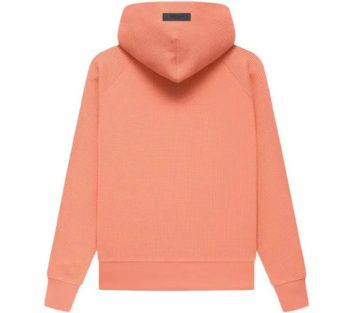 Fear Of God Essentials Kids Henley Hoodie - Coral