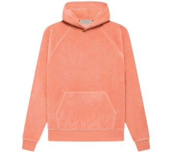 Fear Of God Essentials Women's Velour Hoodie - Coral