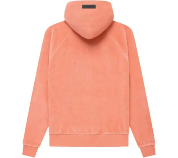 Fear Of God Essentials Women's Velour Hoodie - Coral