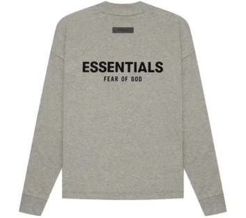 Fear Of God Essentials LS Tee - Dark Oatmeal