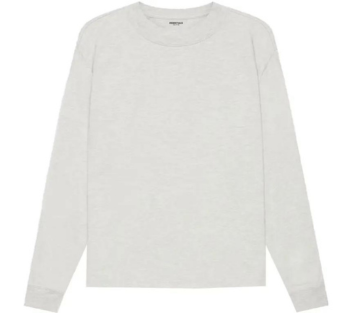 Fear Of God Essentials Long Sleeve T-Shirt - Light Heather Oatmeal