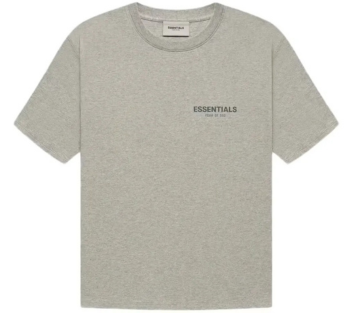 Fear Of God Essentials Core Collection T-Shirt - Dark Heather Oatmeal