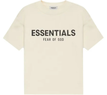 Fear Of God Essentials Core Collection Kids T-Shirt - Light Heather Oatmeal