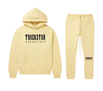 Essentials Trackstar London Gatti Premium Men's Yellow Tracksuits | UVZ246508