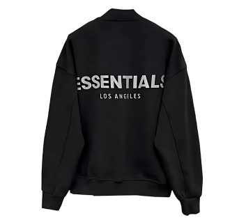 Essentials Men Baseball Los Angeles Black Jackets