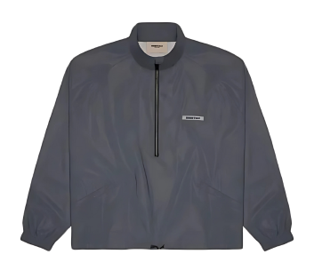 Half Zip Essentials Oversized Jacket