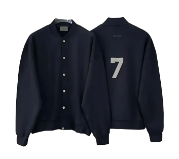 Men Baseball Back Letter 7 Essentials Jacket