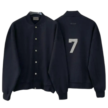 Men Baseball Back Letter 7 Essentials Jacket