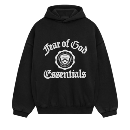 Essentials Vintage Black Hoodie