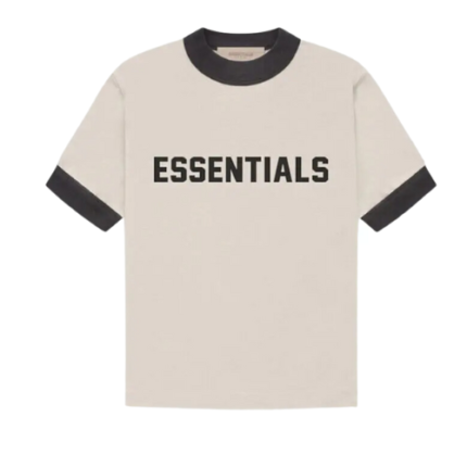 Essentials Wheat Kids V-Neck T-Shirts