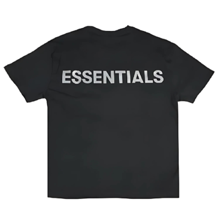 Black Essentials 3M Logo Boxy T-Shirt