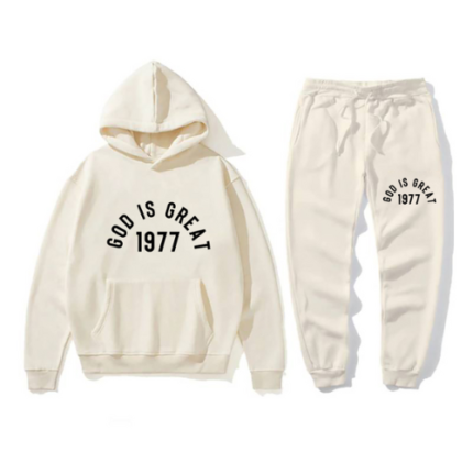 Essentials God Is Great 1977 Tracksuit Off-White