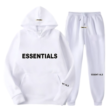 White Essentials Tracksuit