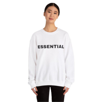 Fear of God Essential White Sweatshirt