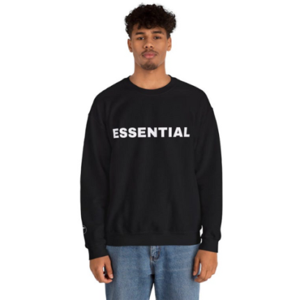 Essential Fear of God BLACK Sweatshirt