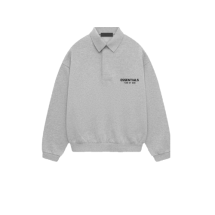 Essential Fear OF God Fleece Polo Sweatshirt