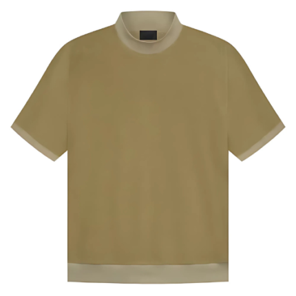 Army Inside Out Mock Neck Shirt