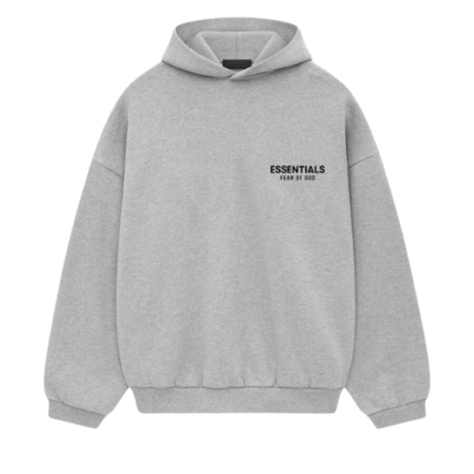 Fear of God Essentials Fleece Light Grey Hoodie