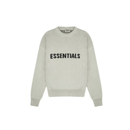 Essentials Fear Of God Concrete Knit Sweatshirt