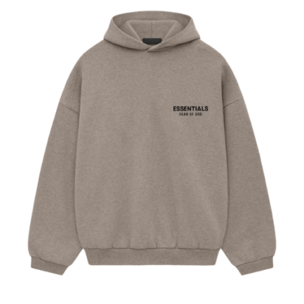 Fear of God Fleece Grey Essentials Hoodie