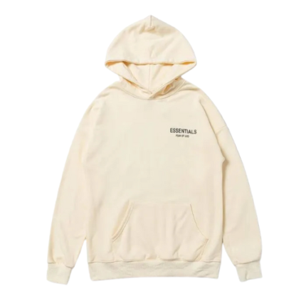 Essentials Beige Star Hoodies