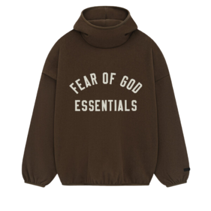 Fear of God Essentials Brushed Hoodie – Brown