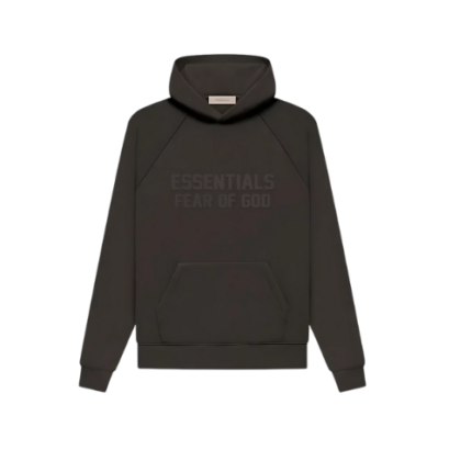 Essentials Off Black Hoodie