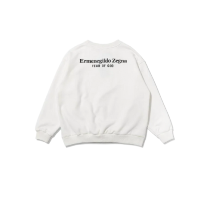 Fear Of God Essentials Ermenegildo Zegna White Sweatshirt