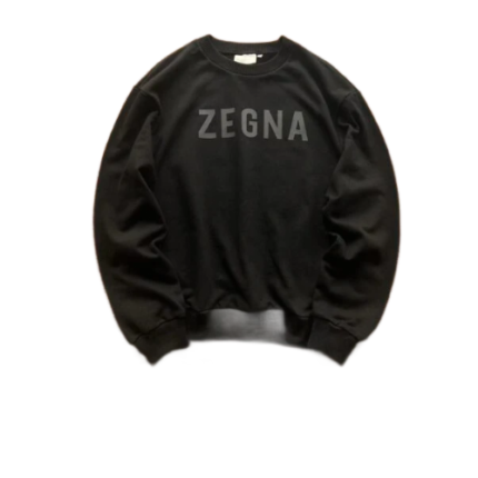 Essential Fear Of God ZEGNA Black Sweatshirt